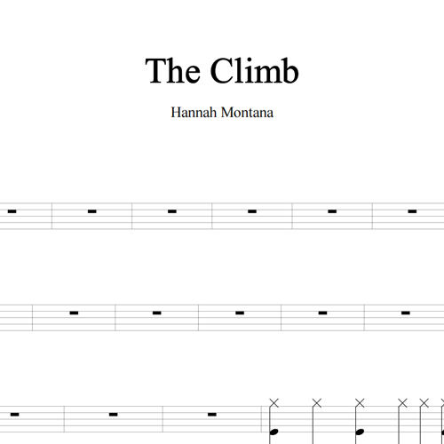 鼓谱*Hannah Montana_The Climb.asp